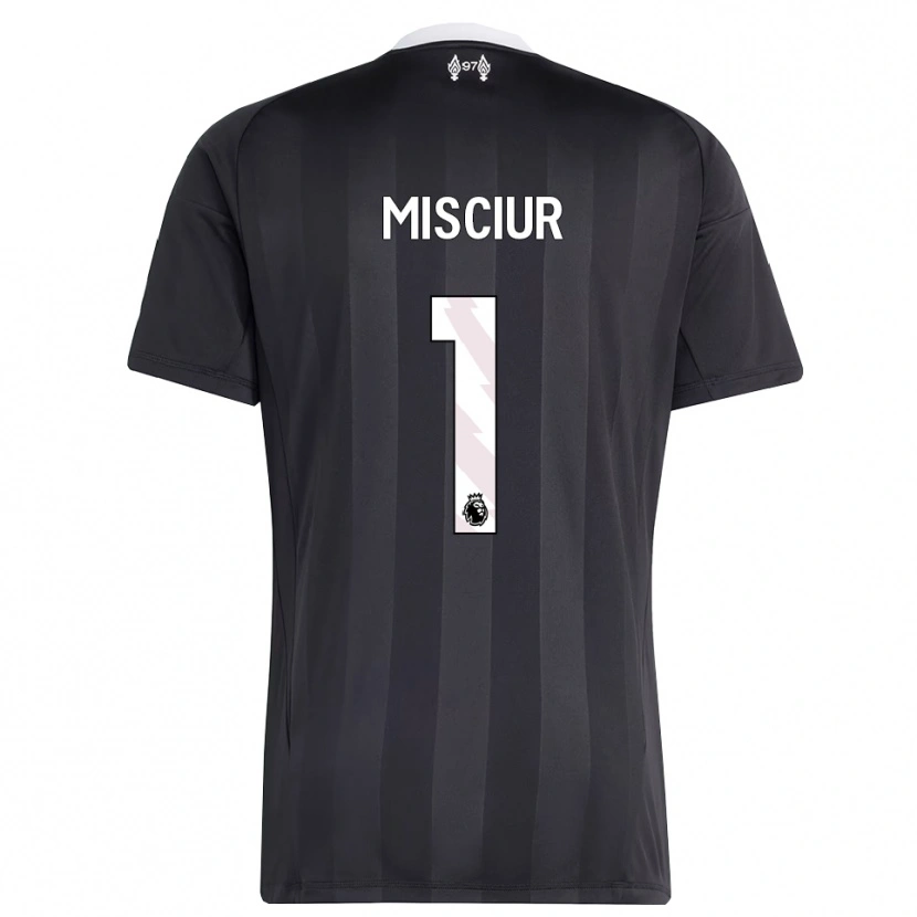 Danxen Donna Kornel Misciur #1 Maglia Gara Portiere Bianco Nero 2025/26 Maglietta