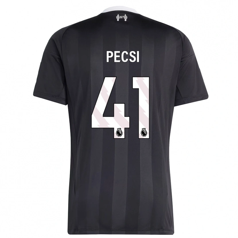 Danxen Donna Ármin Pécsi #41 Maglia Gara Portiere Bianco Nero 2025/26 Maglietta