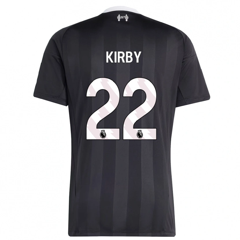 Danxen Donna Faye Kirby #22 Maglia Gara Portiere Bianco Nero 2025/26 Maglietta