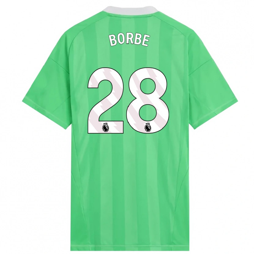 Danxen Donna Anneke Borbe #28 Maglia Gara Portiere Verde Chiaro Bianco 2025/26 Maglietta
