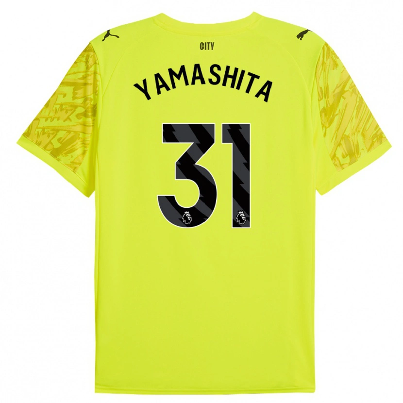 Danxen Donna Ayaka Yamashita #31 Maglia Gara Portiere Arancio Giallo Nero 2025/26 Maglietta