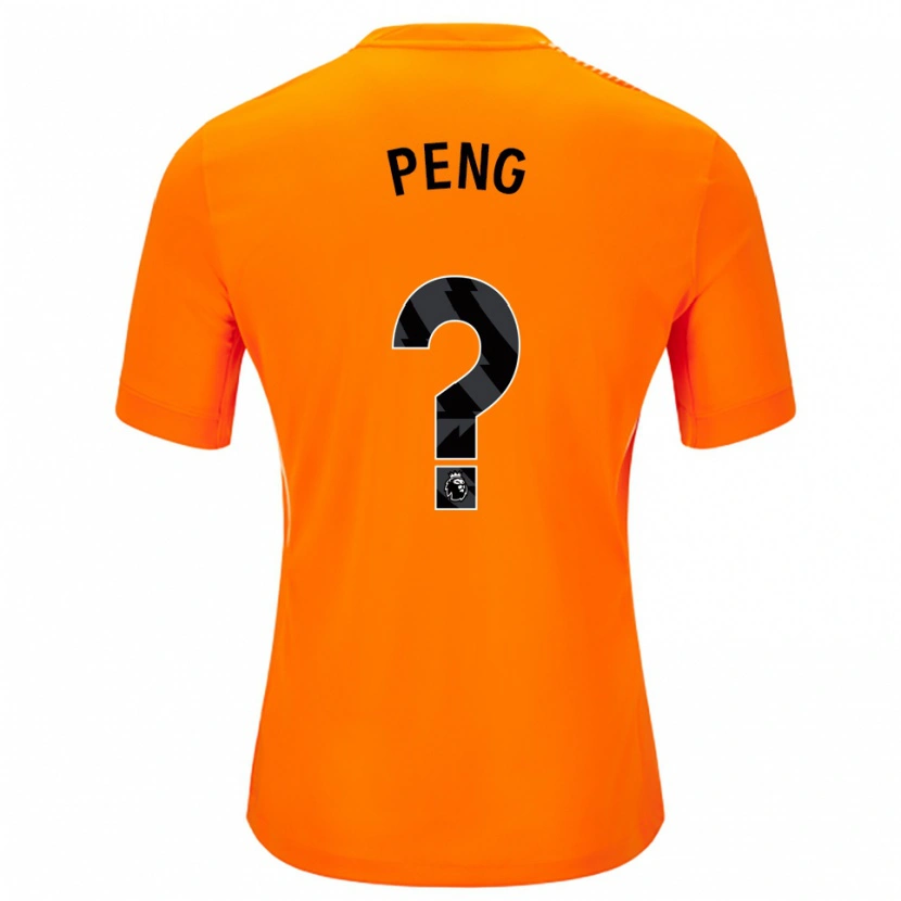 Danxen Donna Livia Peng #0 Maglia Gara Portiere Arancio Nero 2025/26 Maglietta
