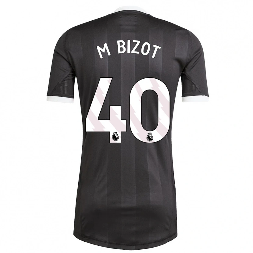 Danxen Donna Marco Bizot #40 Maglia Gara Portiere Bianco Nero 2025/26 Maglietta