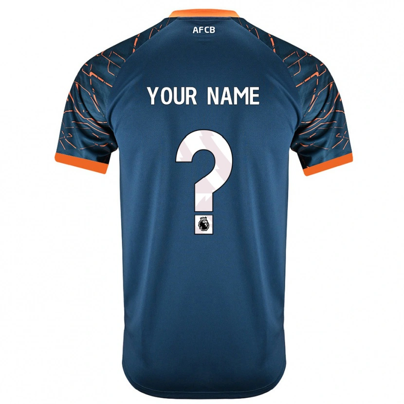 Danxen Donna AFC Bournemouth Maglia Gara Portiere Blu Ardesia Scuro 2025/26 Maglietta