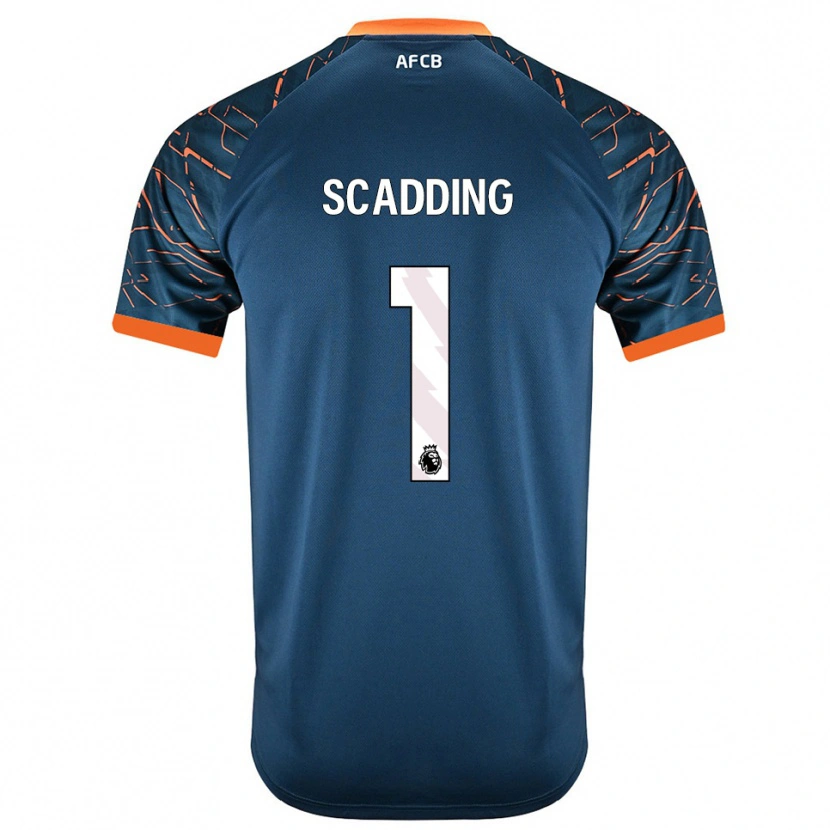 Danxen Donna Katie Scadding #1 Maglia Gara Portiere Blu Ardesia Scuro 2025/26 Maglietta