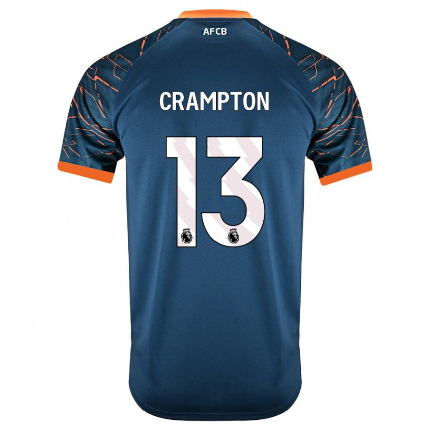 Danxen Donna Kai Crampton #13 Maglia Gara Portiere Blu Ardesia Scuro 2025/26 Maglietta