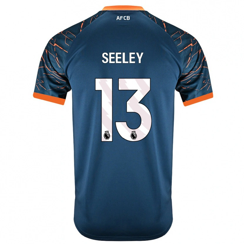 Danxen Donna Will Seeley #13 Maglia Gara Portiere Blu Ardesia Scuro 2025/26 Maglietta