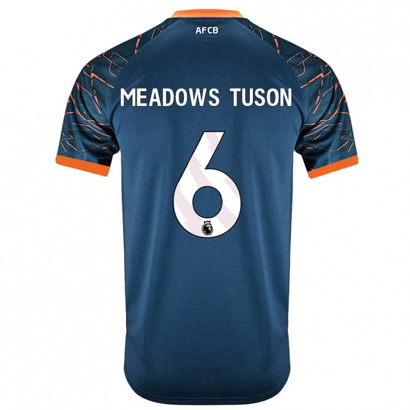 Danxen Donna Freya Meadows Tuson #6 Maglia Gara Portiere Blu Ardesia Scuro 2025/26 Maglietta