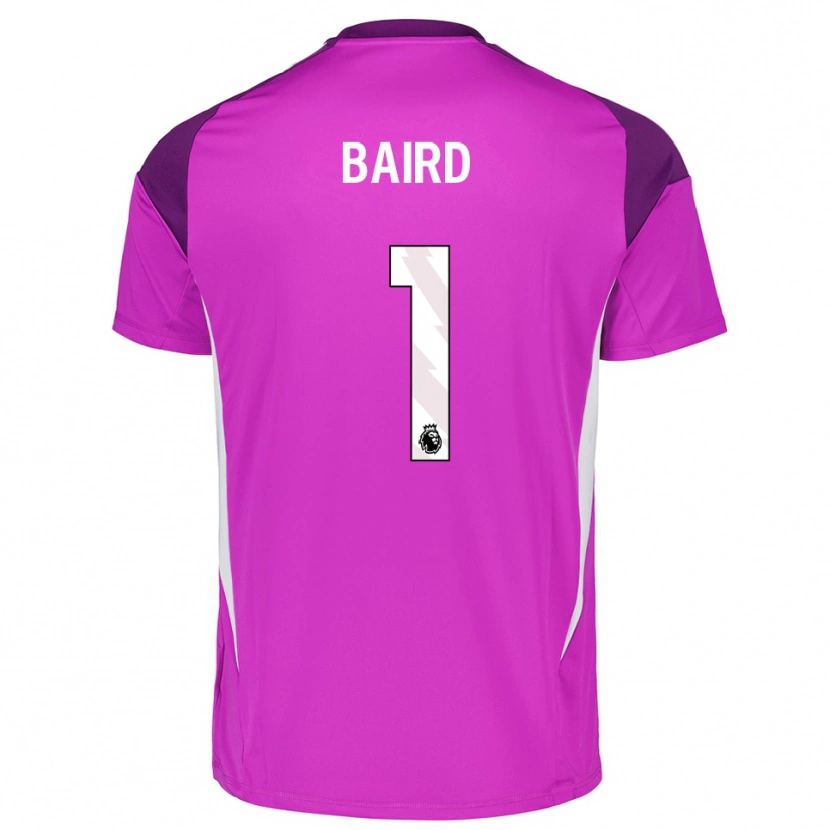 Danxen Donna Alex Baird #1 Maglia Gara Portiere Bianco Viola 2025/26 Maglietta