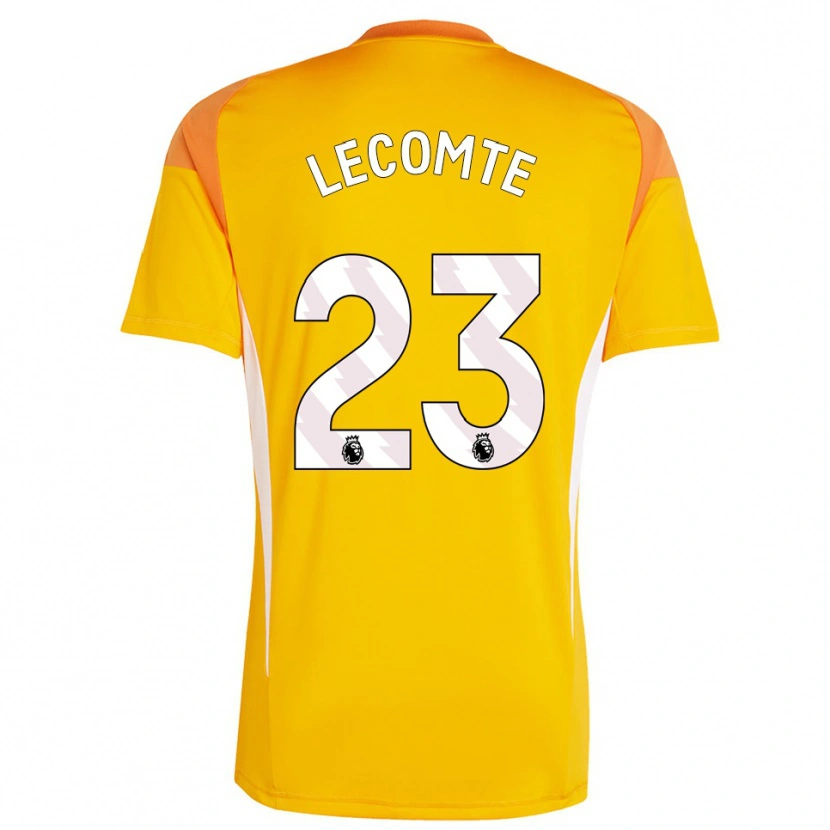 Danxen Donna Benjamin Lecomte #23 Maglia Gara Portiere Bianco Arancio 2025/26 Maglietta