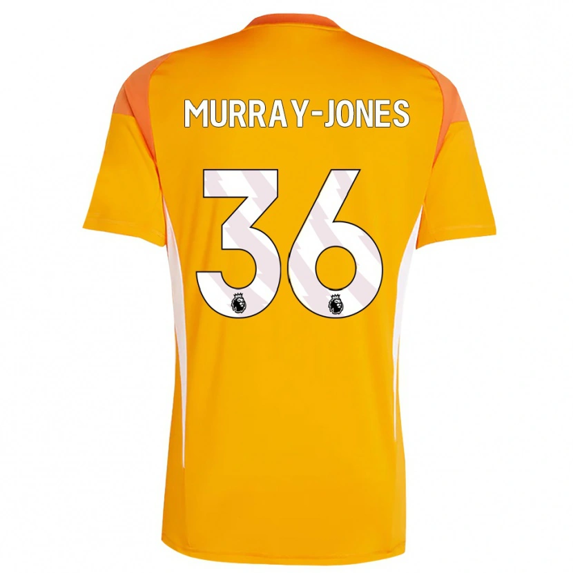 Danxen Donna George Murray-Jones #36 Maglia Gara Portiere Bianco Arancio 2025/26 Maglietta