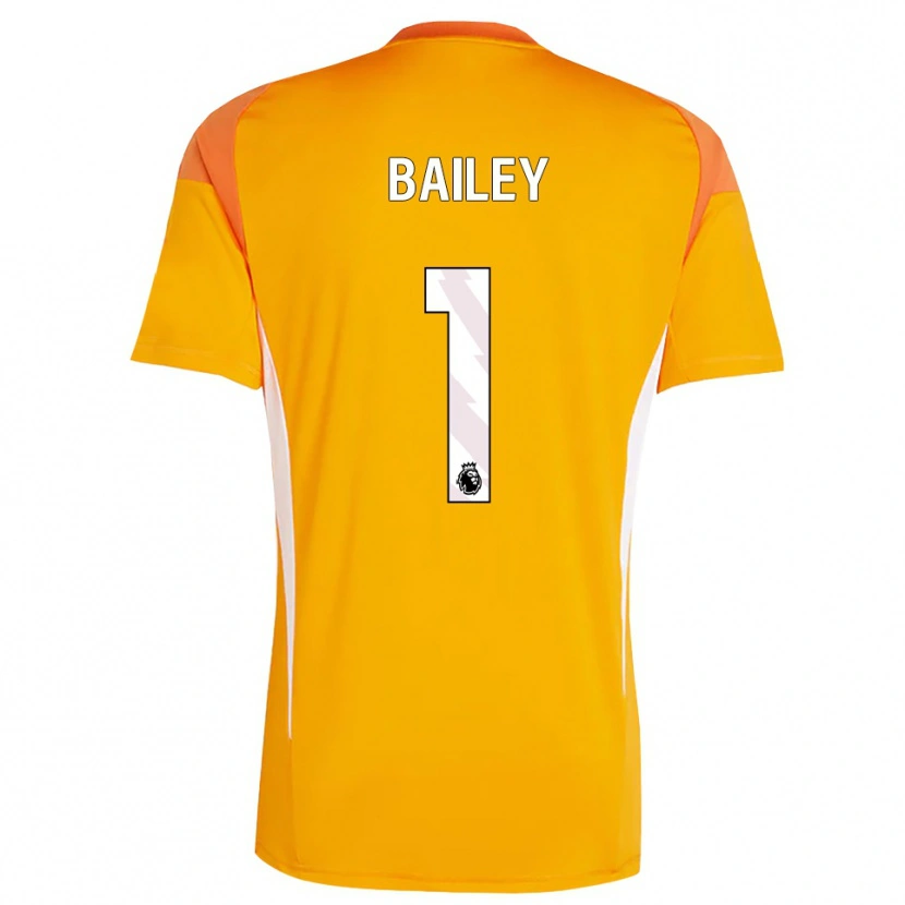 Danxen Donna Joe Bailey #1 Maglia Gara Portiere Bianco Arancio 2025/26 Maglietta
