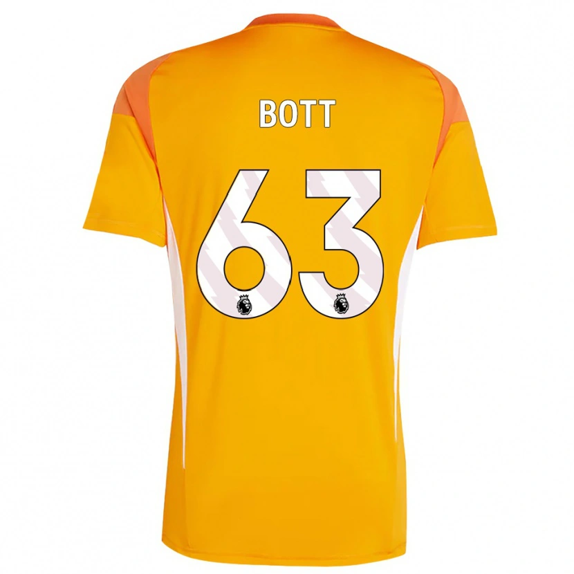 Danxen Donna Aaron Bott #63 Maglia Gara Portiere Bianco Arancio 2025/26 Maglietta