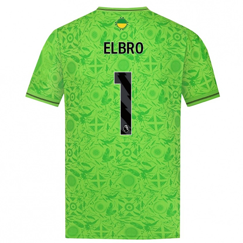 Danxen Donna Maddie Elbro #1 Maglia Gara Portiere Verde Nero 2025/26 Maglietta