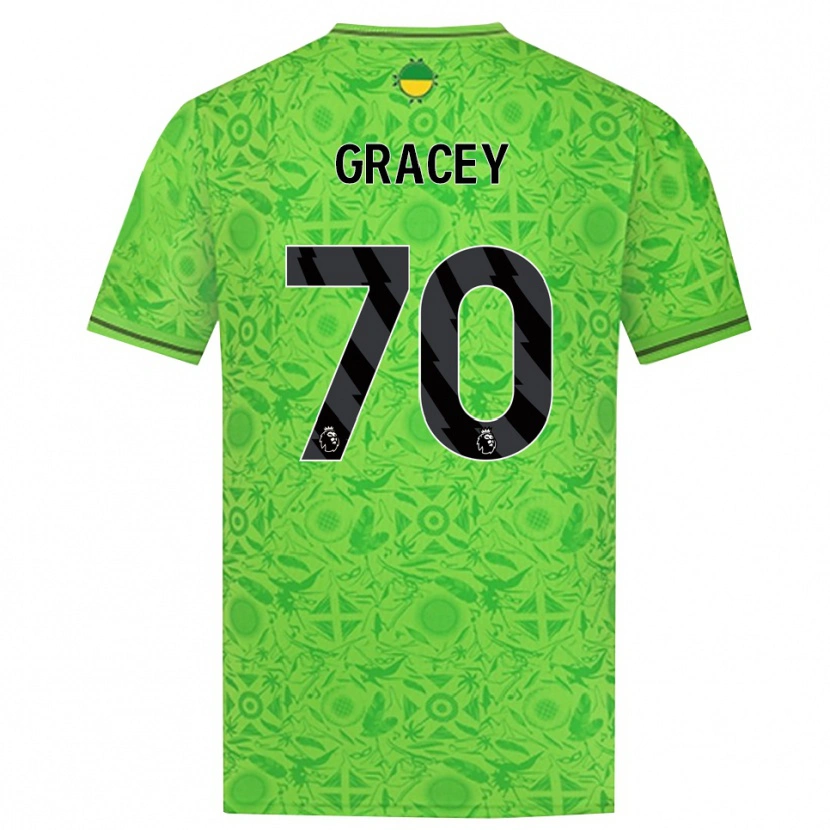 Danxen Donna Josh Gracey #70 Maglia Gara Portiere Verde Nero 2025/26 Maglietta