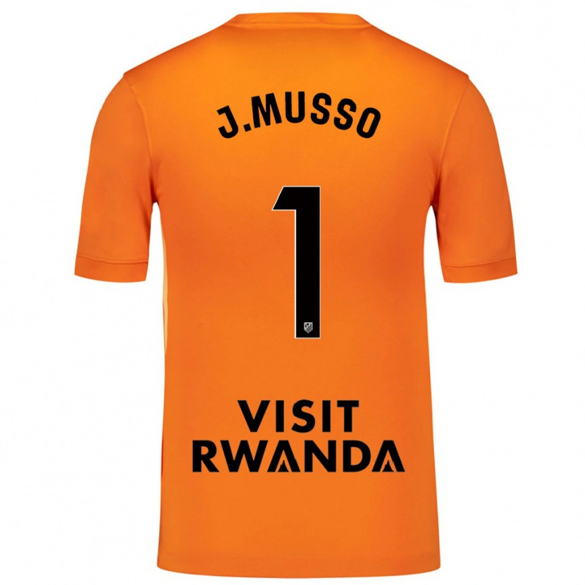 Danxen Donna Juan Musso #1 Maglia Gara Portiere Arancione Nero 2025/26 Maglietta