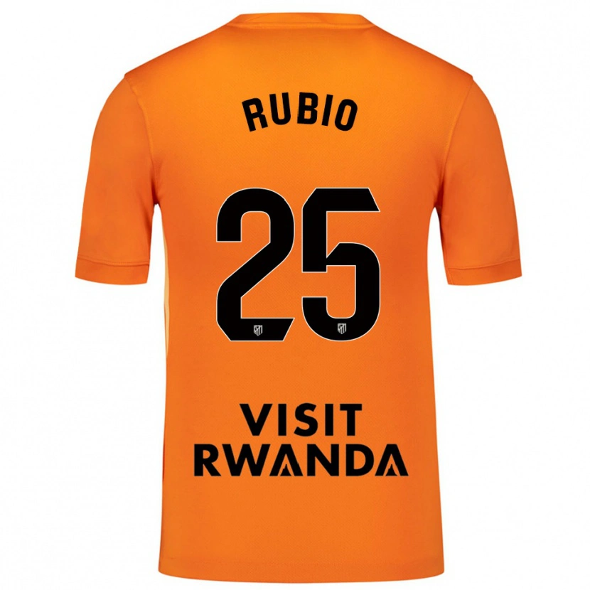 Danxen Donna Daniel Rubio #25 Maglia Gara Portiere Arancione Nero 2025/26 Maglietta