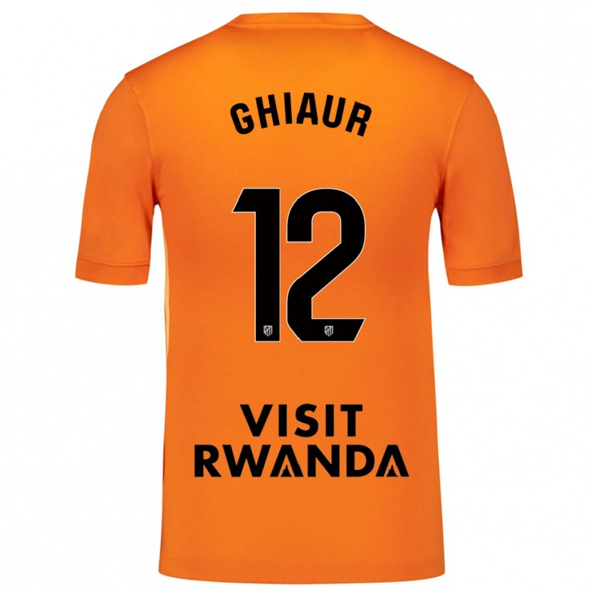 Danxen Donna Octavian Ghiaur #12 Maglia Gara Portiere Arancione Nero 2025/26 Maglietta