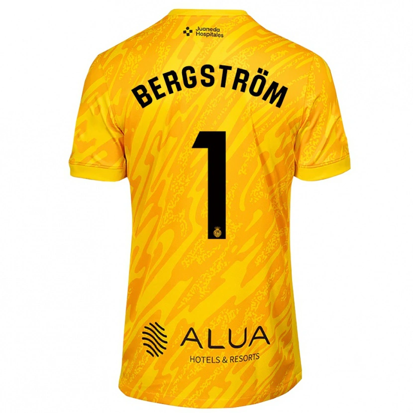 Danxen Donna Lucas Bergström #1 Maglia Gara Portiere Arancione Nero 2025/26 Maglietta