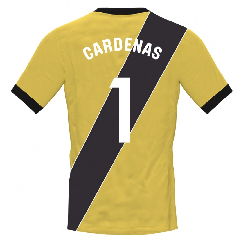 Danxen Donna Dani Cárdenas #1 Maglia Gara Portiere Giallo Nero 2025/26 Maglietta