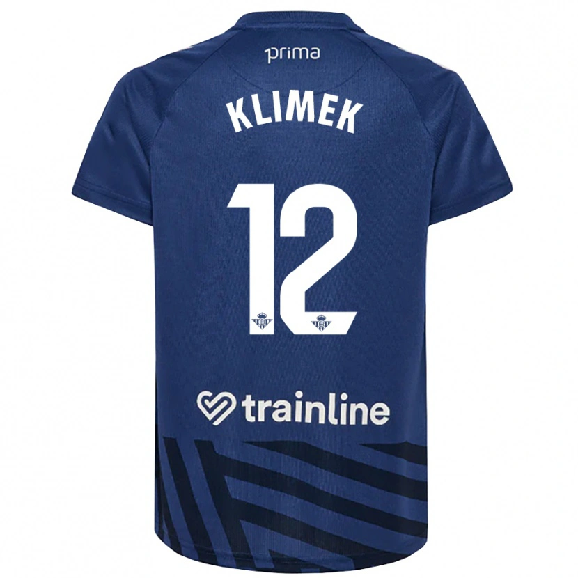 Danxen Donna Bruno Klimek #12 Maglia Gara Portiere Blu Royal Bianco 2025/26 Maglietta
