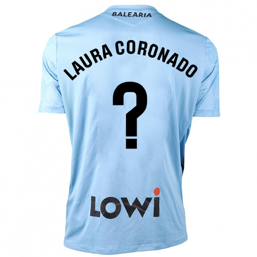Danxen Donna Laura Coronado Vilchez #0 Maglia Gara Portiere Azzurro Nero 2025/26 Maglietta