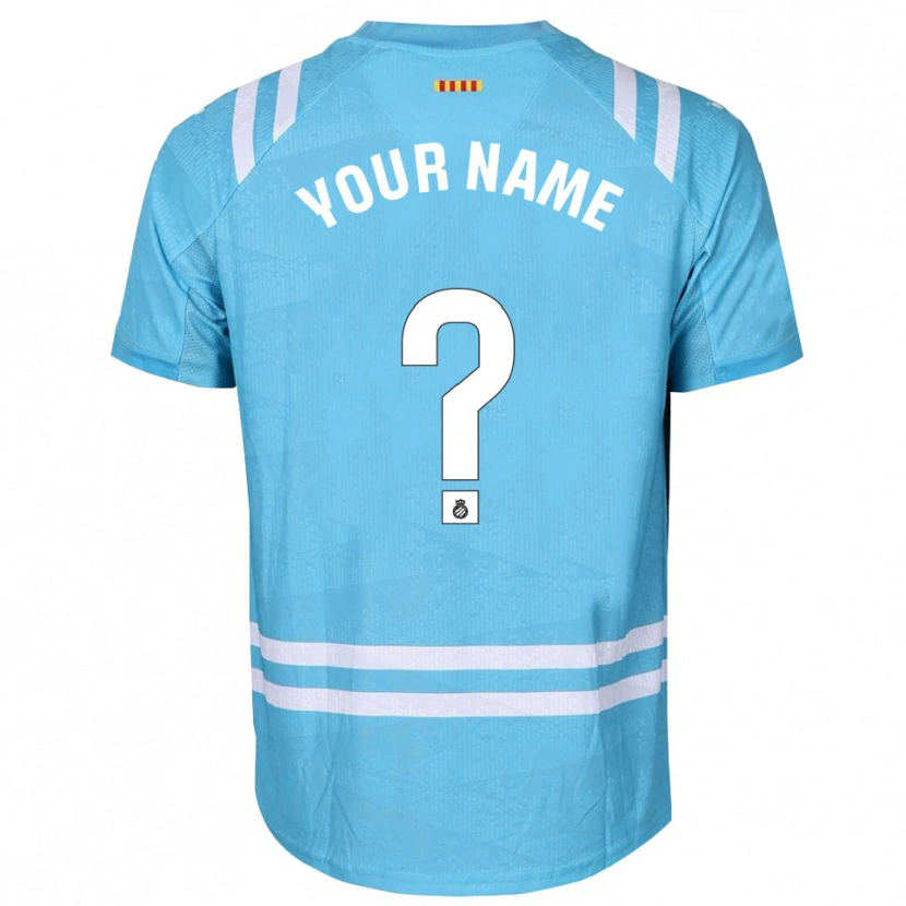 Danxen Donna RCD Espanyol Maglia Gara Portiere Azzurro Bianco 2025/26 Maglietta