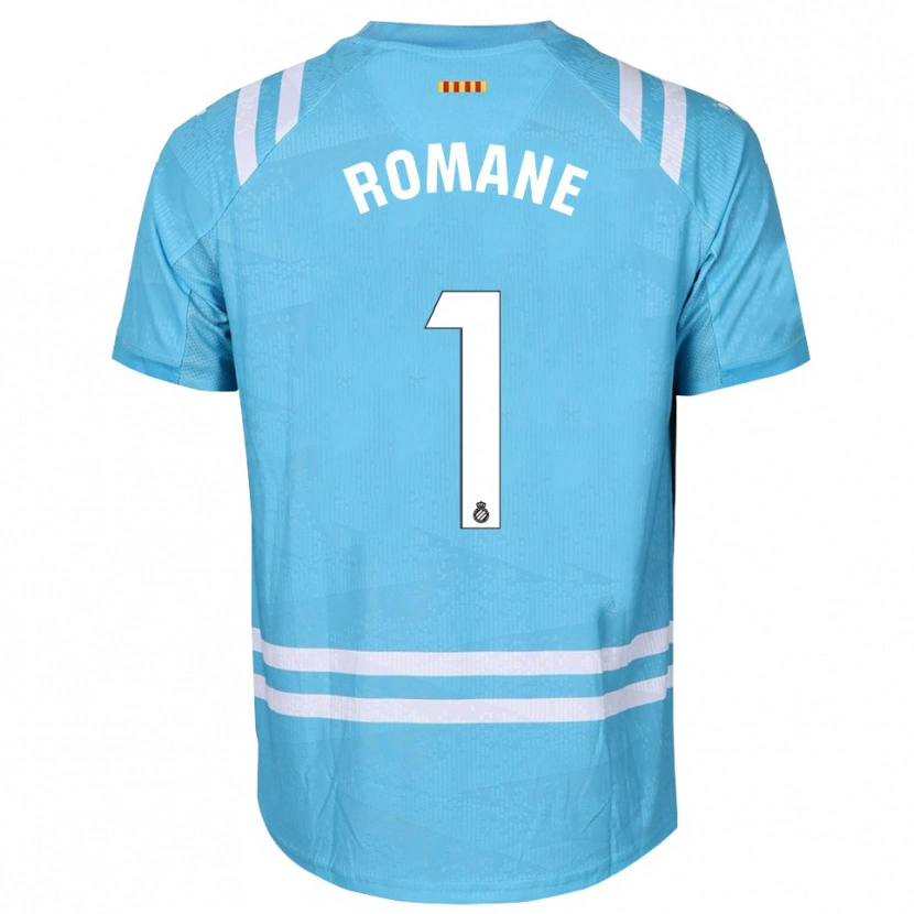 Danxen Donna Romane Salvador #1 Maglia Gara Portiere Azzurro Bianco 2025/26 Maglietta