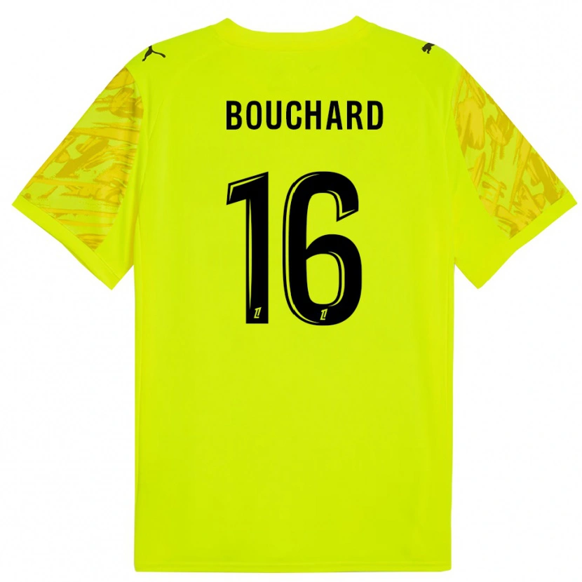 Danxen Donna Ambre Bouchard #16 Maglia Gara Portiere Verde Fluorescente Nero 2025/26 Maglietta