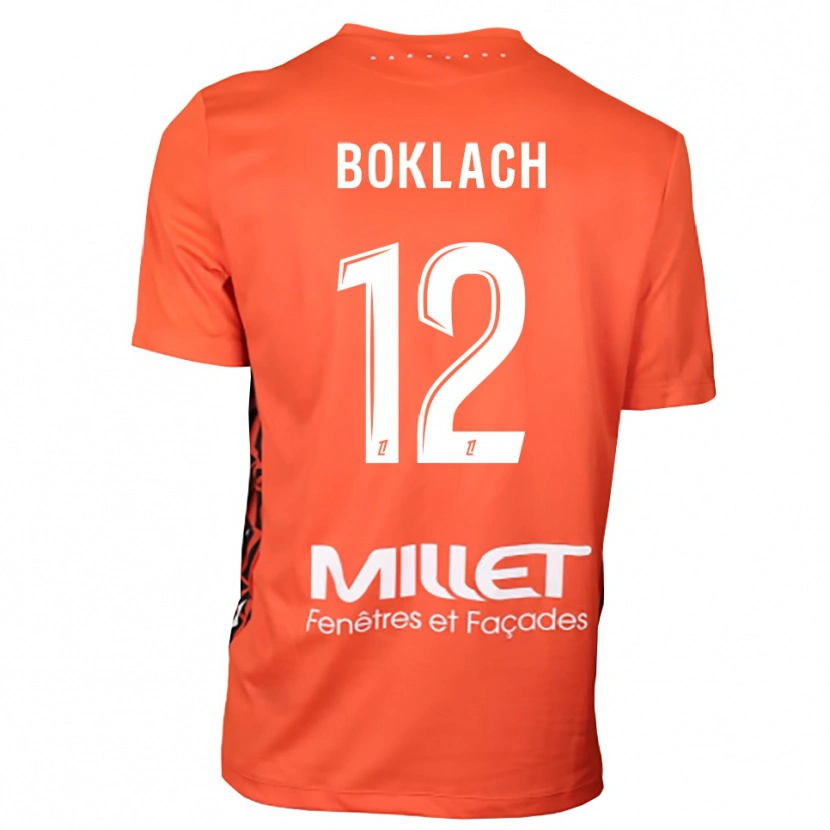 Danxen Donna Kateryna Boklach #12 Maglia Gara Portiere Arancione Bianco 2025/26 Maglietta