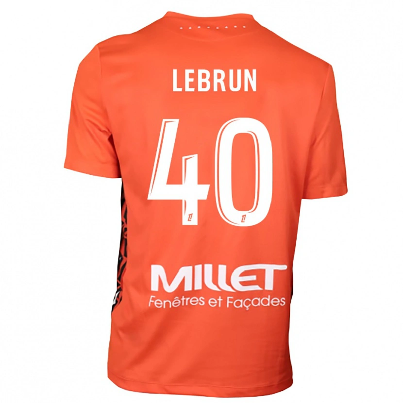 Danxen Donna Lisa Lebrun #40 Maglia Gara Portiere Arancione Bianco 2025/26 Maglietta