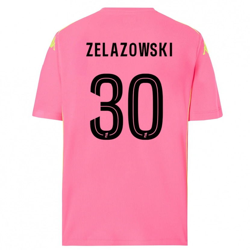 Danxen Donna Bartosz Zelazowski #30 Maglia Gara Portiere Rosa Shocking Nero 2025/26 Maglietta