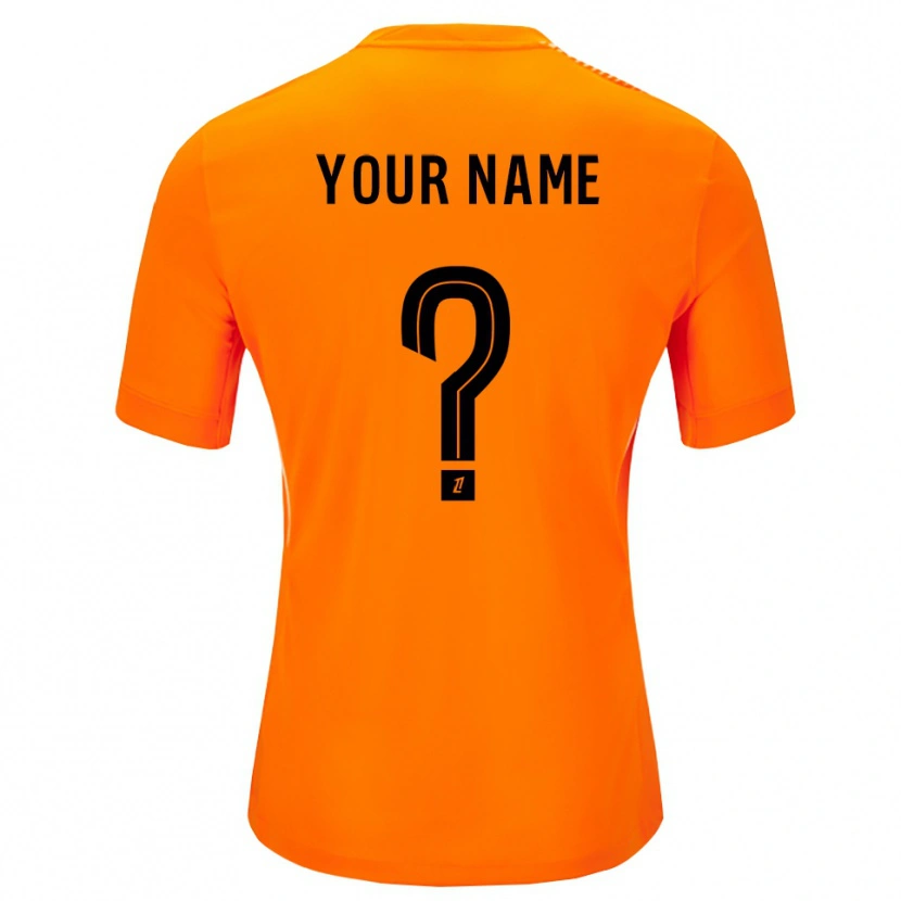 Danxen Donna Paris Saint-Germain Maglia Gara Portiere Arancione Nero 2025/26 Maglietta