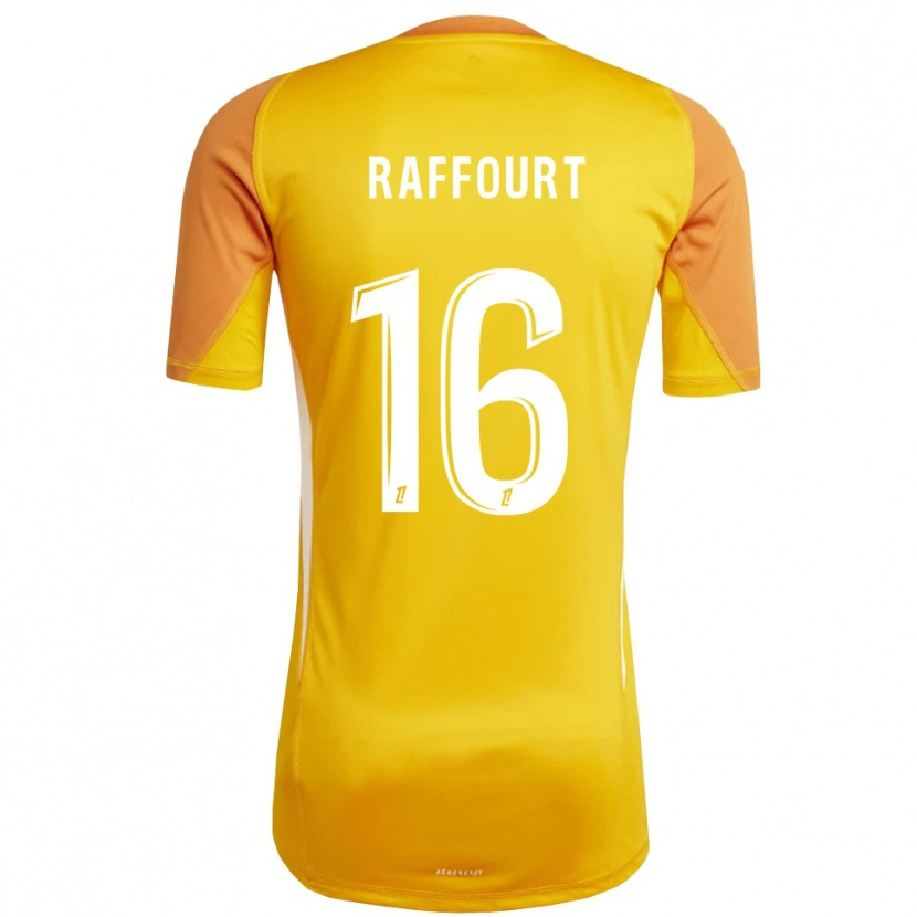 Danxen Donna Timéo Raffourt #16 Maglia Gara Portiere Arancione Bianco 2025/26 Maglietta