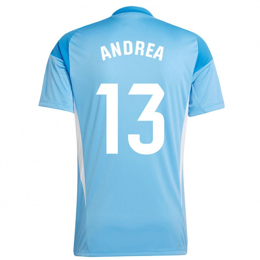 Danxen Donna Andrea Romero Burgos #13 Maglia Gara Portiere Azzurro Cielo Bianco 2025/26 Maglietta