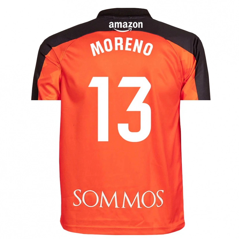 Danxen Donna Eloy Moreno #13 Maglia Gara Portiere Arancione Nero 2025/26 Maglietta