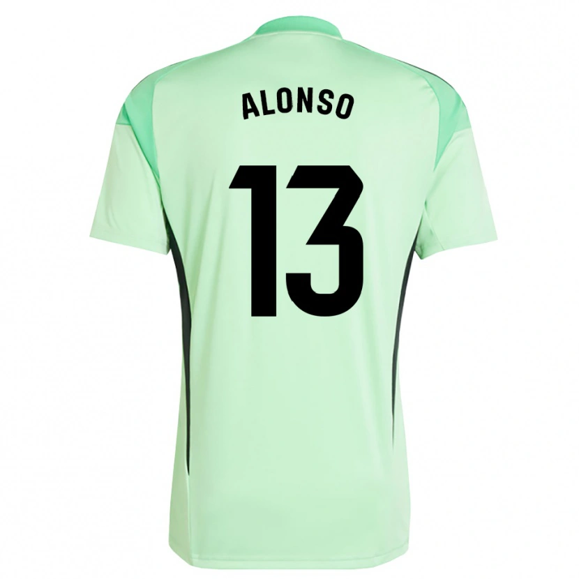 Danxen Donna Maikel Alonso #13 Maglia Gara Portiere Verde Chiaro Nero 2025/26 Maglietta