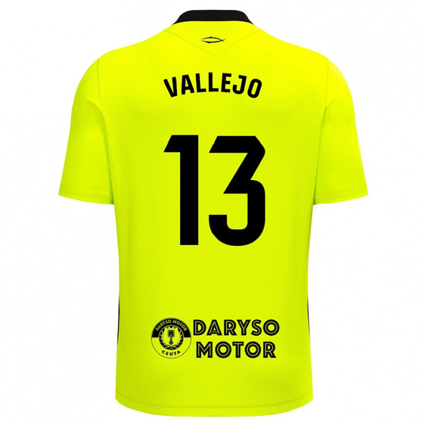Danxen Donna Guillermo Vallejo #13 Maglia Gara Portiere Verde Giallo Nero 2025/26 Maglietta