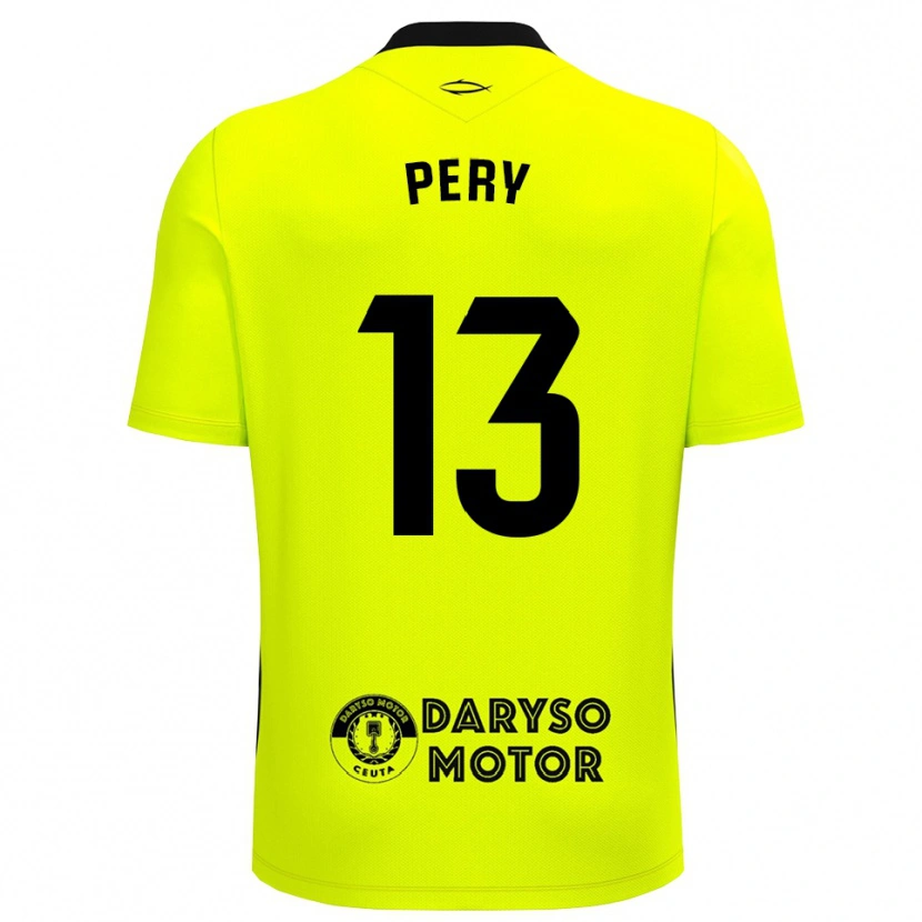 Danxen Donna Pery #13 Maglia Gara Portiere Verde Giallo Nero 2025/26 Maglietta