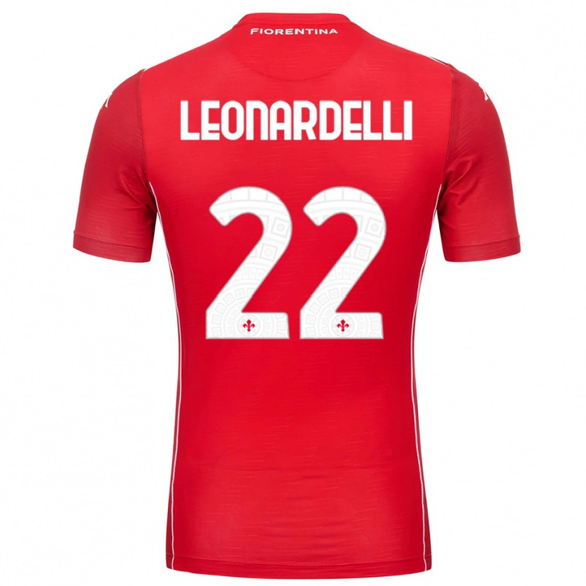 Danxen Donna Pietro Leonardelli #22 Maglia Gara Portiere Rosso Bianco 2025/26 Maglietta