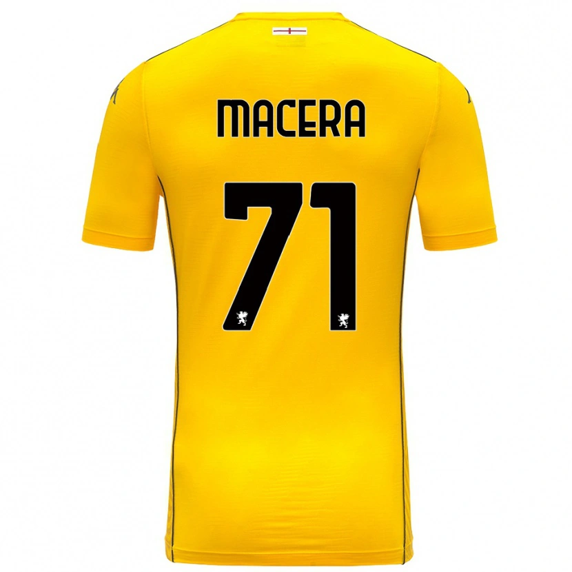 Danxen Donna Matilde Macera #71 Maglia Gara Portiere Giallo Scuro Nero 2025/26 Maglietta