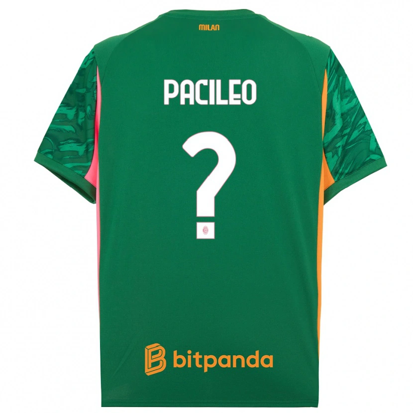 Danxen Donna Alessandro Pacileo #0 Maglia Gara Portiere Verde Arancione Rosa 2025/26 Maglietta