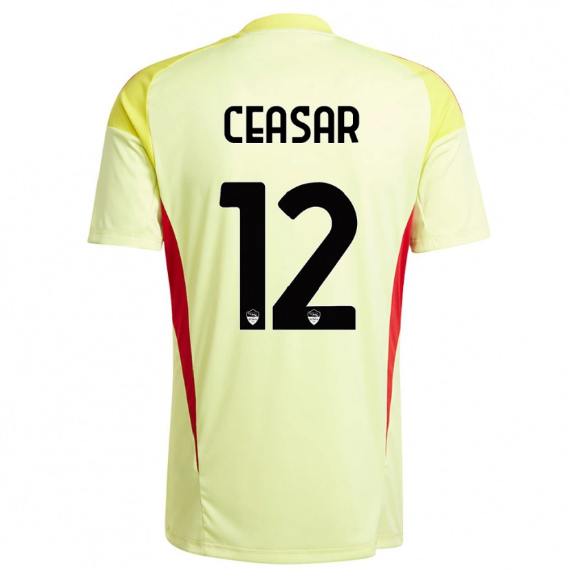 Danxen Donna Camelia Ceasar #12 Maglia Gara Portiere Giallo Chiaro Arancione 2025/26 Maglietta
