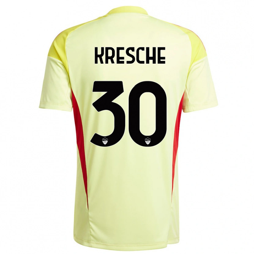 Danxen Donna Isabella Kresche #30 Maglia Gara Portiere Giallo Chiaro Arancione 2025/26 Maglietta