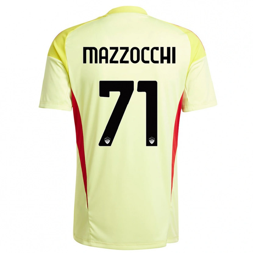 Danxen Donna Giulia Mazzocchi #71 Maglia Gara Portiere Giallo Chiaro Arancione 2025/26 Maglietta