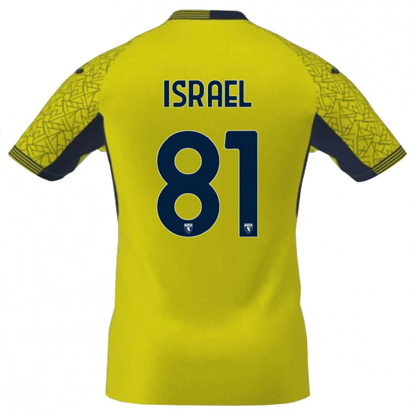 Danxen Donna Franco Israel #81 Maglia Gara Portiere Giallo Nero 2025/26 Maglietta