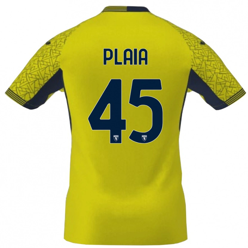 Danxen Donna Francesco Plaia #45 Maglia Gara Portiere Giallo Nero 2025/26 Maglietta