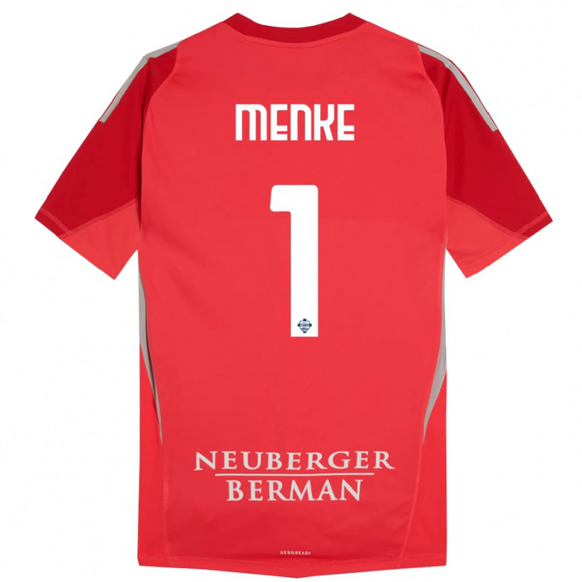 Danxen Donna Henrique Menke #1 Maglia Gara Portiere Grigio Rosso 2025/26 Maglietta