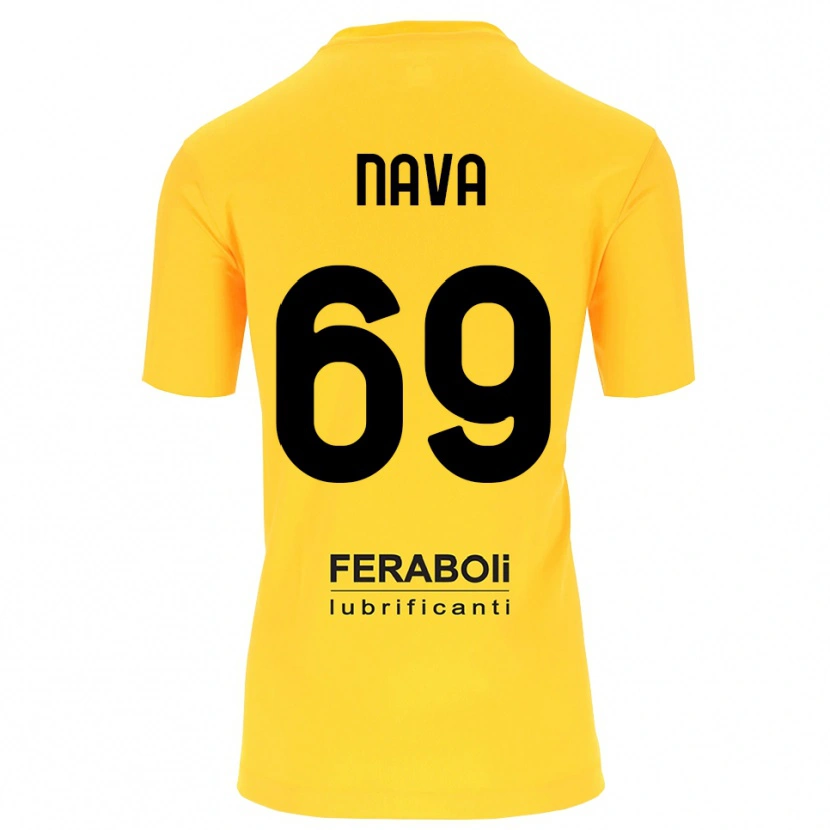 Danxen Donna Lapo Nava #69 Maglia Gara Portiere Giallo Nero 2025/26 Maglietta