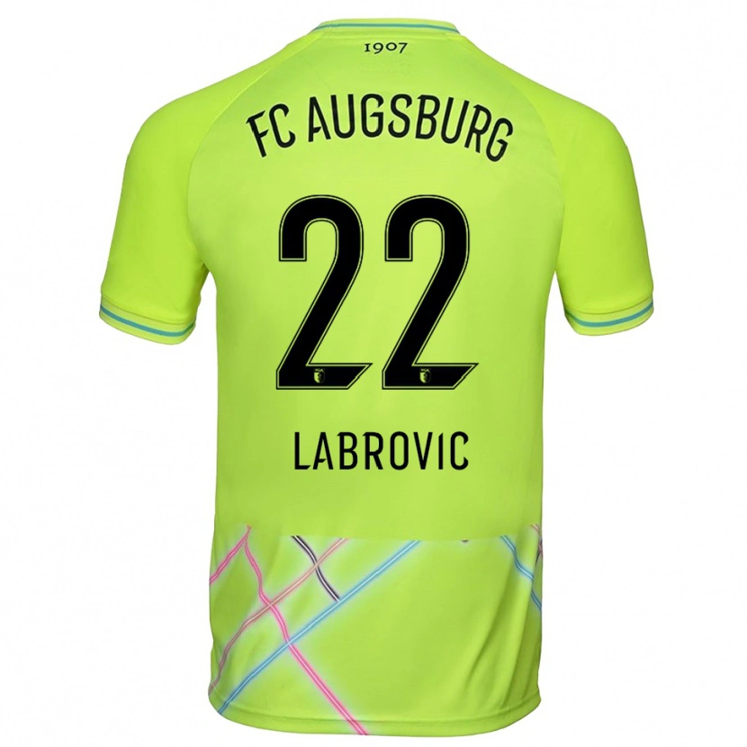 Danxen Donna Nediljko Labrovic #22 Maglia Gara Portiere Verde Giallo Nero 2025/26 Maglietta
